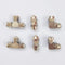 Aquarium CO2 Tubing Fitting Kit, 2 PCS Straight + 2 PCS Elbow + 2 PCS Tee