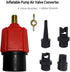 Inflatable SUP Pump Adaptor Compressor with 4 Air Valve Nozzles for Paddle Board, Inflatable Boat, and Bed