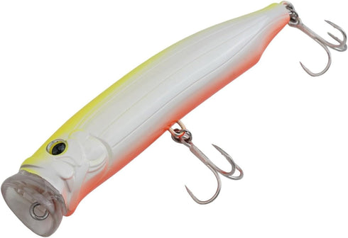 Generic 150Mm 58G Lure(5) Tuna Popper Lure For Saltwater Fishing, Lightweight Design With Strong ABS Body And Treble