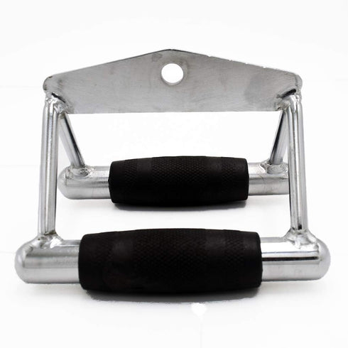LAT Pull Down Bar, Deluxe Strength Training Single Double D Handle Tricep Rope, V-Shaped Rotating Straight Press Down