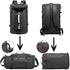 FUNYAGO Backpack 40L Backpack Gym Duffle Bag Waterproof black Laptop Suitable for Hiking, Fishing, Travel Large