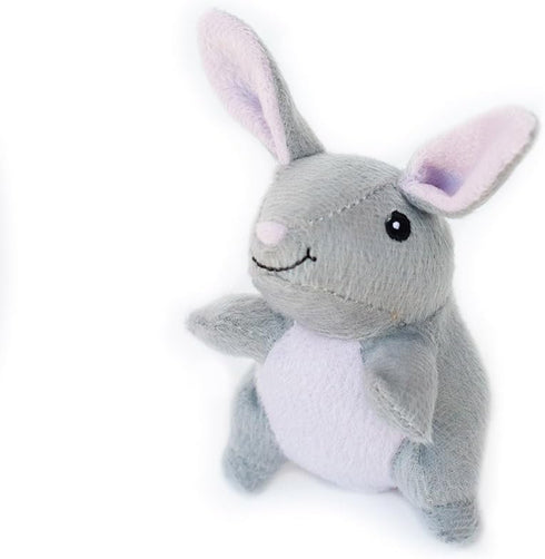ZippyPaws Plush Dog Toy, Burrow Squeaky Hide and Seek, Bunny 'n Carrot