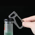 FULLGUEEN Titanium Heavy Duty Keychain Carabiner, Multifunctional EDC Key Clip with Bottle Opener