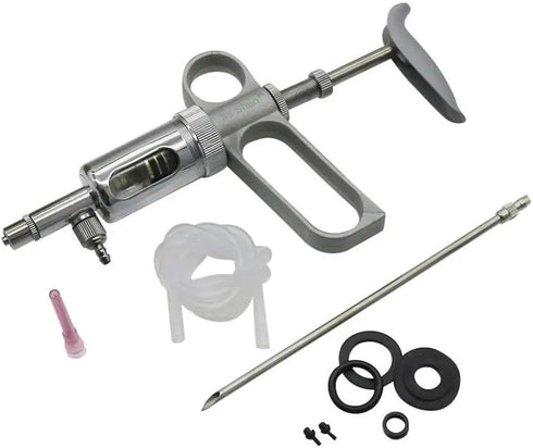 DFUVFKGOP Bird Feeding 10ml Continuous Syringe Vaccination Birds Chicken Parrot Adjustable Syringe Farm