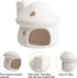 Saim Upgrade Aquarium Mushroom House, Ceramic Cave Decorations for Pleco Shrimp to Rest and Breed