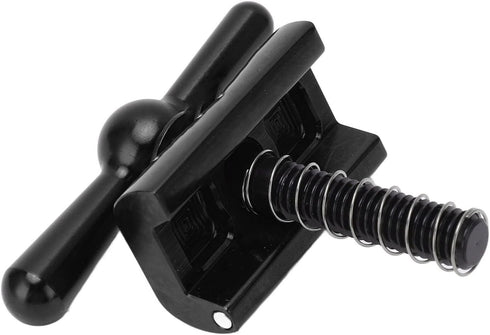 Folding Bike Faucet Handlebar C Buckle - Aluminum Alloy Foldable Clamp Parts for Brompton (Black)