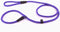 Max and Neo Reflective Rope Slip Lead, 5 Foot Leash - We Donate a Leash to Dog Rescue for Every Leash Sold (PURPLE, 5FT