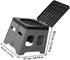 Healifty Portable Car Folding Toilet with Lid, Foldable Travel Potty for Camping and Outdoor Use, Portable Emergency