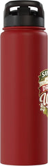 Wine Lovers Humor Co. Save Water Drink Wine Funny Vino Lover Humor Design Stainless Steel Insulated Water Bottle