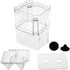 Senzeal Aquarium Fish Breeder Box, Plastic Isolation Breeding Box for Baby Fish, Shrimp, Clownfish, Guppy