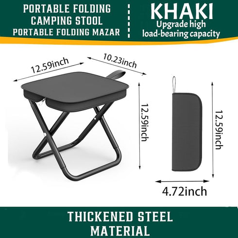 WINZNOF Backpack, Folding Camping Stool, Portable Chair for Adults and Children, Foldable Stool for Fishing, Hunting