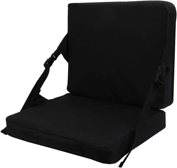 KIMI HOUSE Indoor & Outdoor Folding Chair Cushion, Foldable Portable Stadium Seat,Chair Cushion for