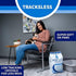 Litter Pearls Tracksless Unscented Non-Clumping Crystal Cat Litter with Odorbond, 10.5 lb, White, Clear and Blue