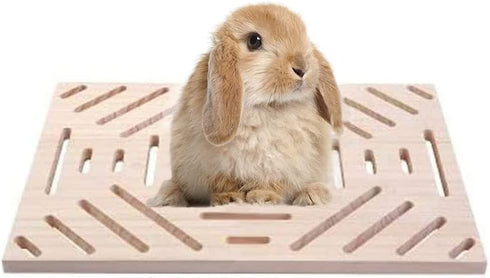 Chinchilla Litewoo Rabbit Scratch Board Foot Pad Mat Chew Toy Grinding Claws Teeth Natural Wood for Small Animal Rabbit