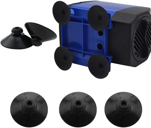 Fish Tank Suction Cup Clips, Black Sucker Clips for Aquarium Attachments, 12PCS (28mm/1.1inch)