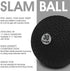 Yes4All 10-40lb 30lbs Slam Balls, Weighted Ball Weight, Durable PVC Sand Filled Workout Dynamic Slam Ball for Strength