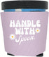 Capital City Commerce Ice Cream Pint Coolers, Handle With Spoon, Funny Ice Cream Pint Sleeves,