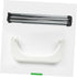 Cabilock Portable Folding Toilet White Lightweight Outdoor Emergency Portable Toilet for Camping Hiking Road Trips