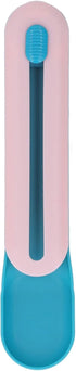 Zerodis Cat Wet Treats Dispenser, PP Plastic Cat Food Spoon for Feeding Supplies (Blue Spoon with Handle)