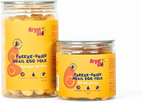 Freeze-Dried Single Ingredient Dog Treats (Egg Yolk, 5oz)