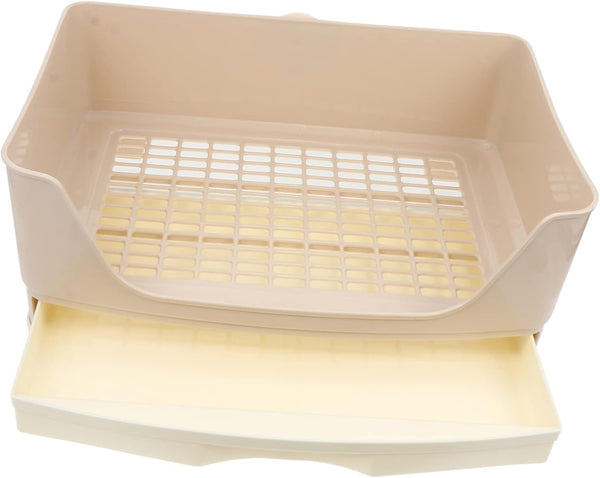 Yardwe Rabbit Potty Training Toilet Pet Toilet Tray Box Rabbit Accessories Leak