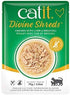 Catit Divine Shreds Premium Cat Food Topper, Chicken, 12 Pack