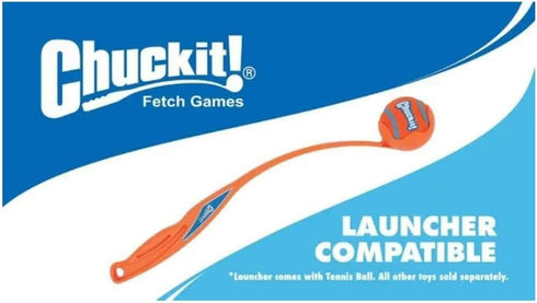 Chuckit Dog Fetch Toy Whistler Ball | Noisy Play Fits Launcher | Medium 8 Balls (4 Items)