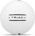 2025 12 WILSON Triad Golf Balls - White, Balls