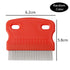 qiangXINGYai 3Pcs Grooming Kit with Handle: Flea Remover Combs for Long Hair Dogs and Cats (Random Color)