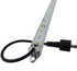 12" 18LEDs 5050 Blue 460nm Aquarium LED Strip Light, Waterproof Aluminum, 12V DC Grow Bar Light