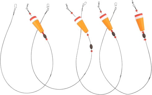 360 Rig(1oz FABULETTA Weighted Popping Cork Fishing Floats, Loud Shrimp Click Beads, High Visibility Fluorescent Foam