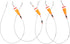 360 Rig(1oz FABULETTA Weighted Popping Cork Fishing Floats, Loud Shrimp Click Beads, High Visibility Fluorescent Foam