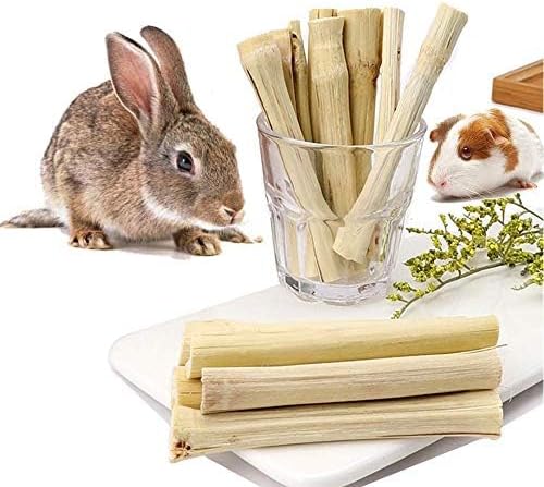 150G Rabbit Chew Toys, Rabbit Treats from Sweet Bamboo, Guinea Pig Chew Toys for Clean Teeth and Healthy Gums