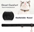 PetsHome Cat Collar, Dog Collar, Bling Rhinestones, Premium PU Leather with Pendant, Adjustable for Cat and Small Dog