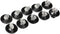 10Pcs Black Aquarium Suction Cup, Clear Airline Tube Clips Holders for Fish Tank Tubing, Air Pump Accessories