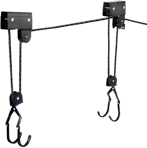 Kayak Ceiling Storage Bike Mount Hoist Lift System for Canoe Paddleboard Bike Ladder 100 lbs Capacity with Straps