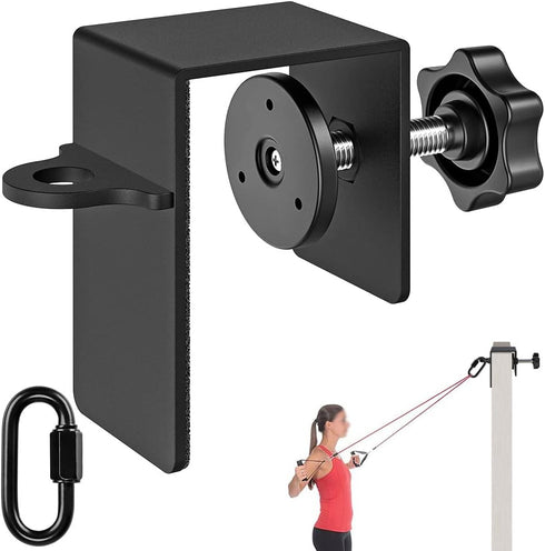SELEWARE Door Anchor for Resistance Bands - Home Gym Workout Door Mount Attachment for Strength Training