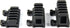 TACFUN 3 Pack 1" High & 0.75" Medium & 0.5" Low Riser, 5 Slot 20mm See Through Scope Mount