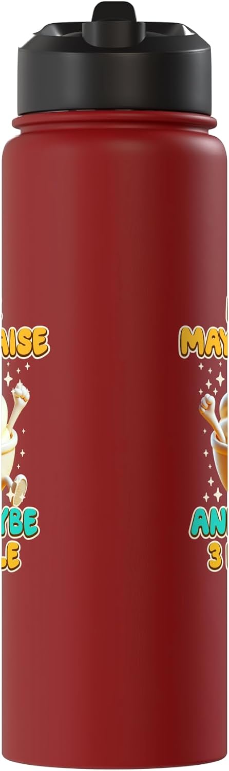 Mayonnaise Costume Mayo Group 3 I Like Mayonnaise And Maybe People Stainless Steel Insulated Water Bottle