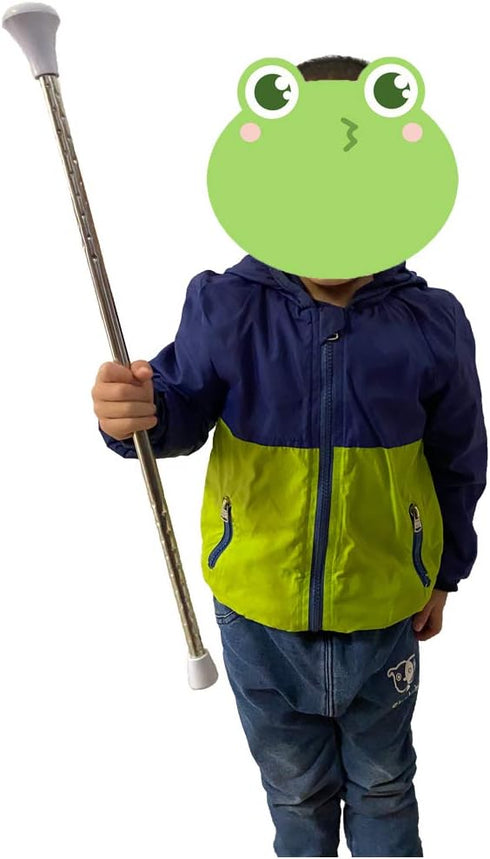 Twirling Baton Spinning Dance Baton, Metal Gymnastics Parade Stick for Child in Majorette (White, 1 Pack)