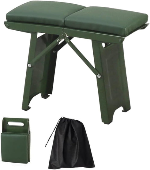 GDCARSL Portable Folding Camping Stools with Soft Seat,Folding Camping Stool, Indoor/Outdoor Foldable Stool