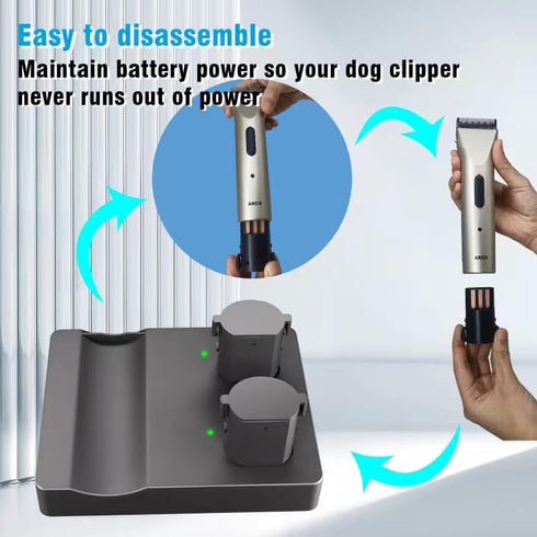Battery Charger Stand - Compatible with Wahl Arco and Arco SE Pet Dog Clipper Replacement Battery Model