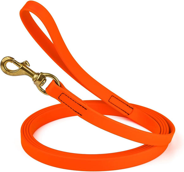 Viper Biothane Working Tracking Lead Leash, Long Line for Dogs, 3/4" x 33ft, Hunter Orange