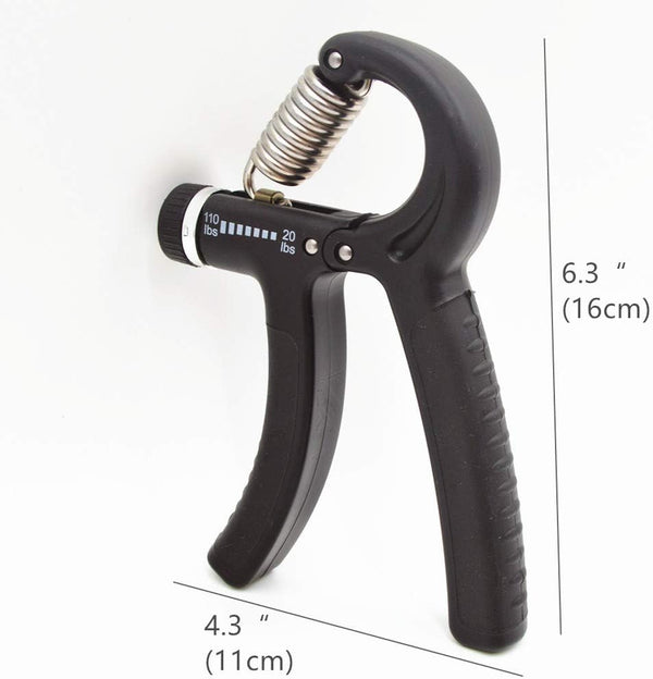 Set of 2 Adjustable Resistance Hand Grip Tool, 20-110 lbs Strength Trainer for Muscle Building and Injury Recovery