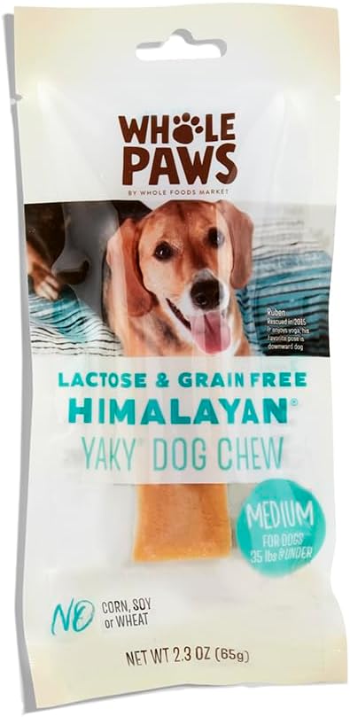 Whole Paws Lactose & Grain Free Cheese Dog Chew, Medium, 2.3 Ounce, 1 ct