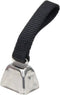 Water & Woods Nickel Cow Bell for Dogs by Coastal Pet - Durable Noise Maker - Easy Attachment - Nickel-Plated Material with Nylon Handle - Black, Small