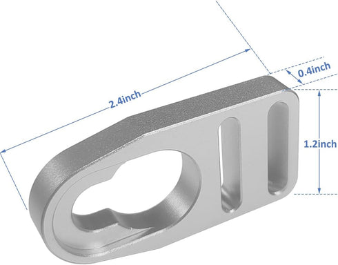 Upgraded Aluminum Kayak Seat Latches, Compatible with Replacement Kit (4 Pack)