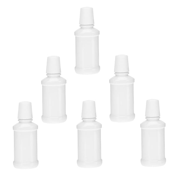 6pcs Smart Mouthwash Sub Bottle Portable Compact Oral Cleaner Simple Design for