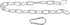 Veemoon 1pc Dual Grip Tricep Chain Pulldown Bar Attachment - Extension Cable Wrist Trainer for Gym Exercise Fitness