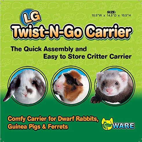 Ware Manufacturing Large Twist-N-Go Carrier for Small Pets by